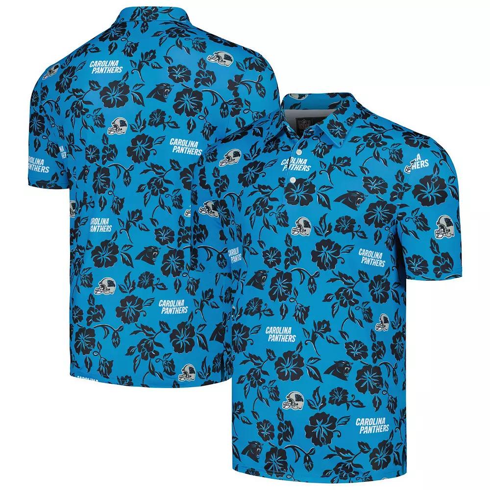 Men's Reyn Spooner Blue Carolina Panthers Pua Performance Polo,  Product Image