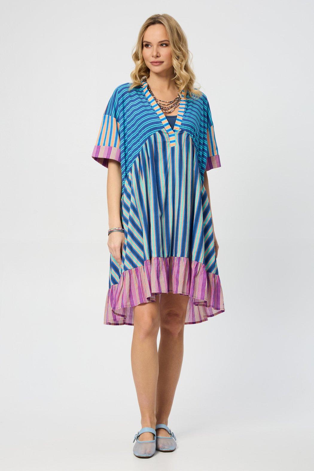 Bold Striped Cover Up Dress Product Image