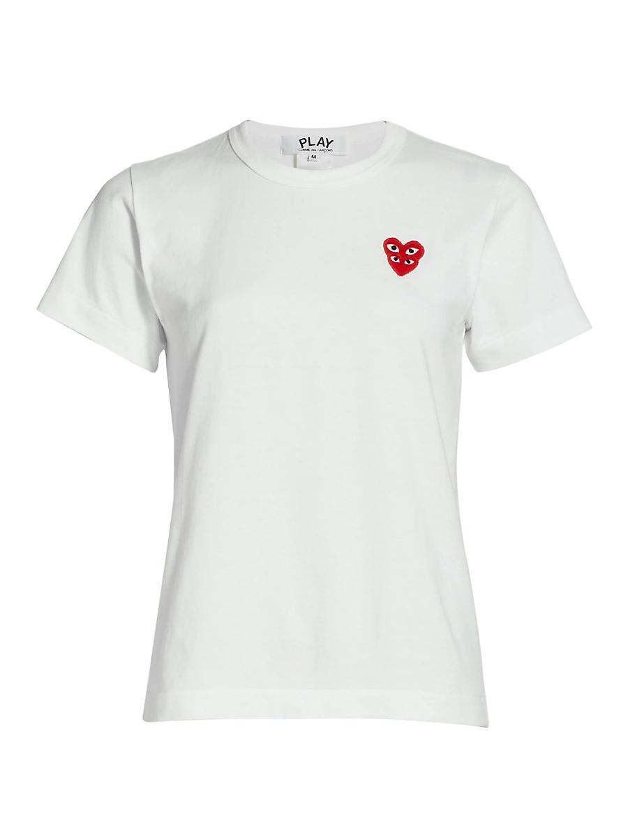 Womens Double Heart T-Shirt Product Image