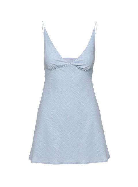Up All Night Mini Dress Blue Product Image