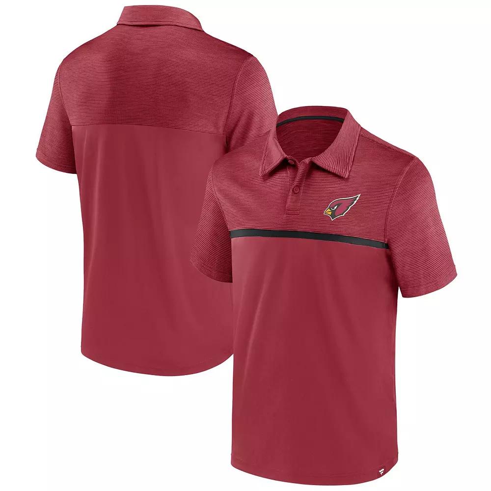 Men's Fanatics Branded Cardinal Arizona Cardinals Primary Polo, Size: 5XL, Red Product Image