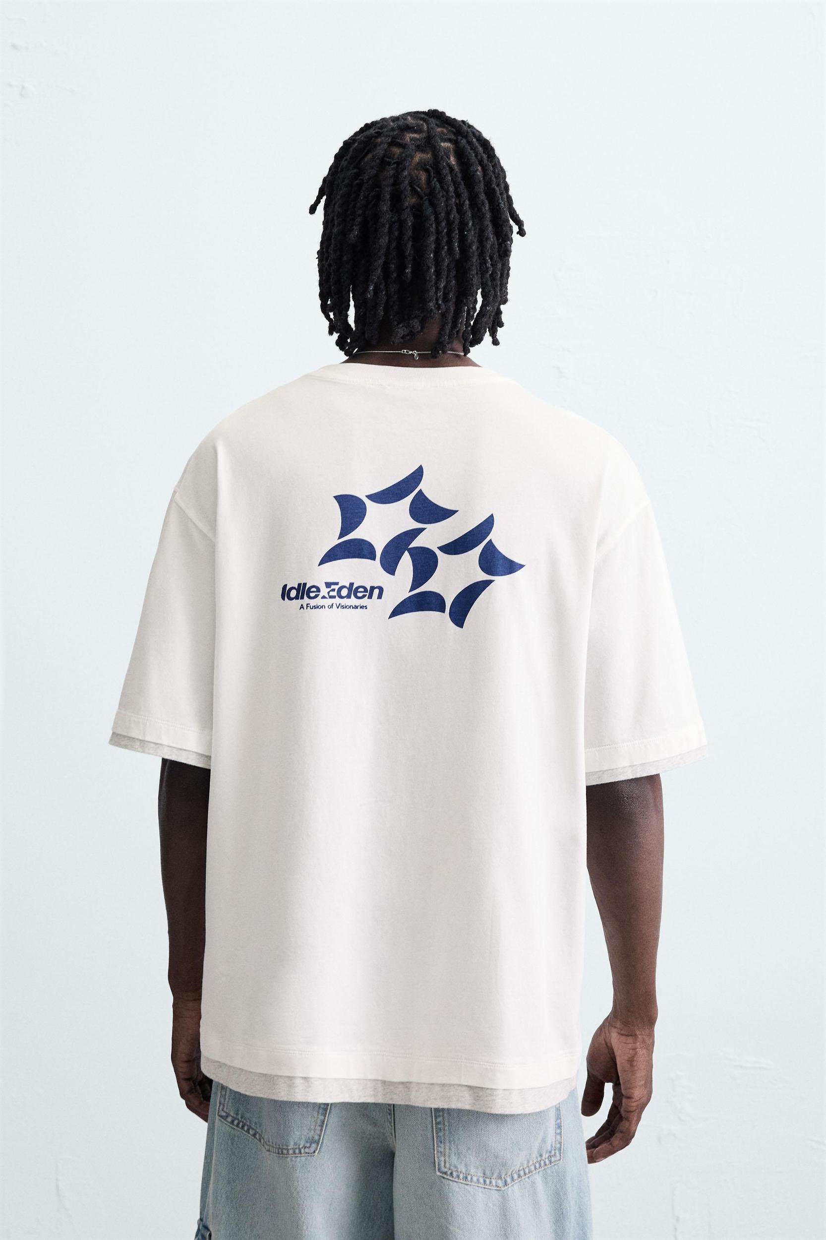 TEXT PRINT T-SHIRT Product Image