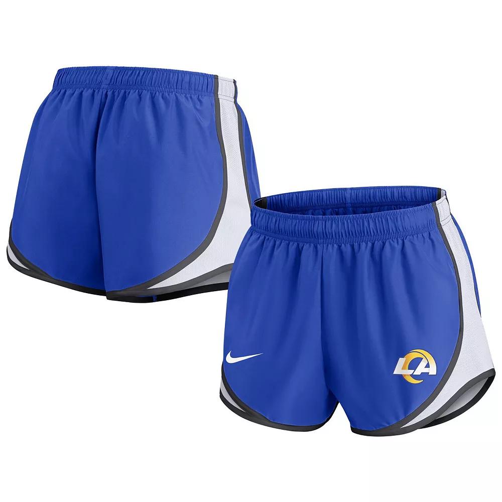 Women's Nike Royal Los Angeles Rams Tempo Shorts, Size: 2XL, Blue Product Image