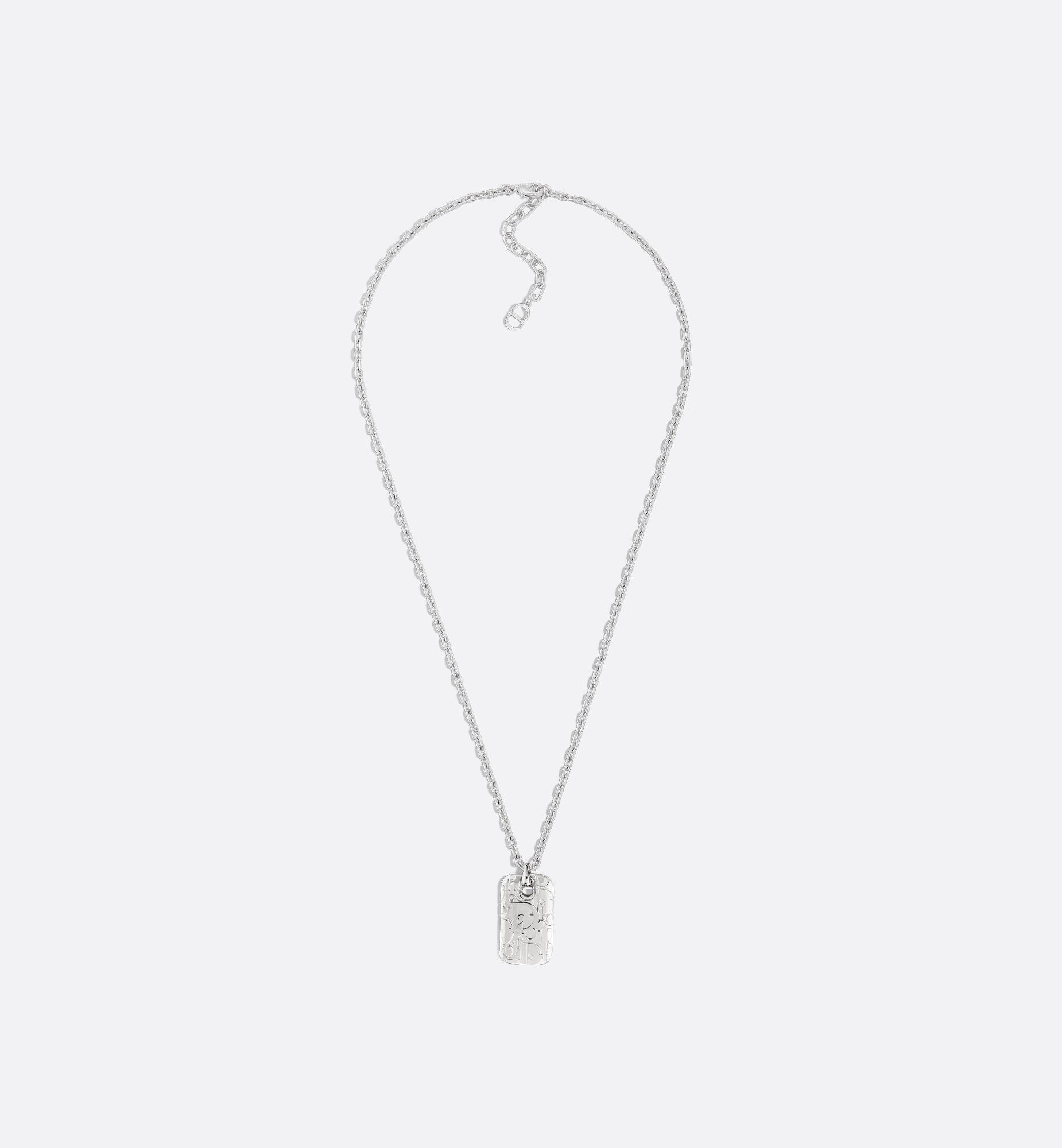 Dior Oblique Plate Pendant Necklace Product Image