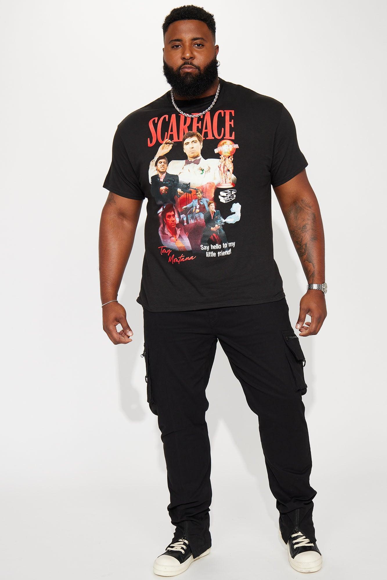 Scarface Say Hello Short Sleeve Tee - Black Product Image