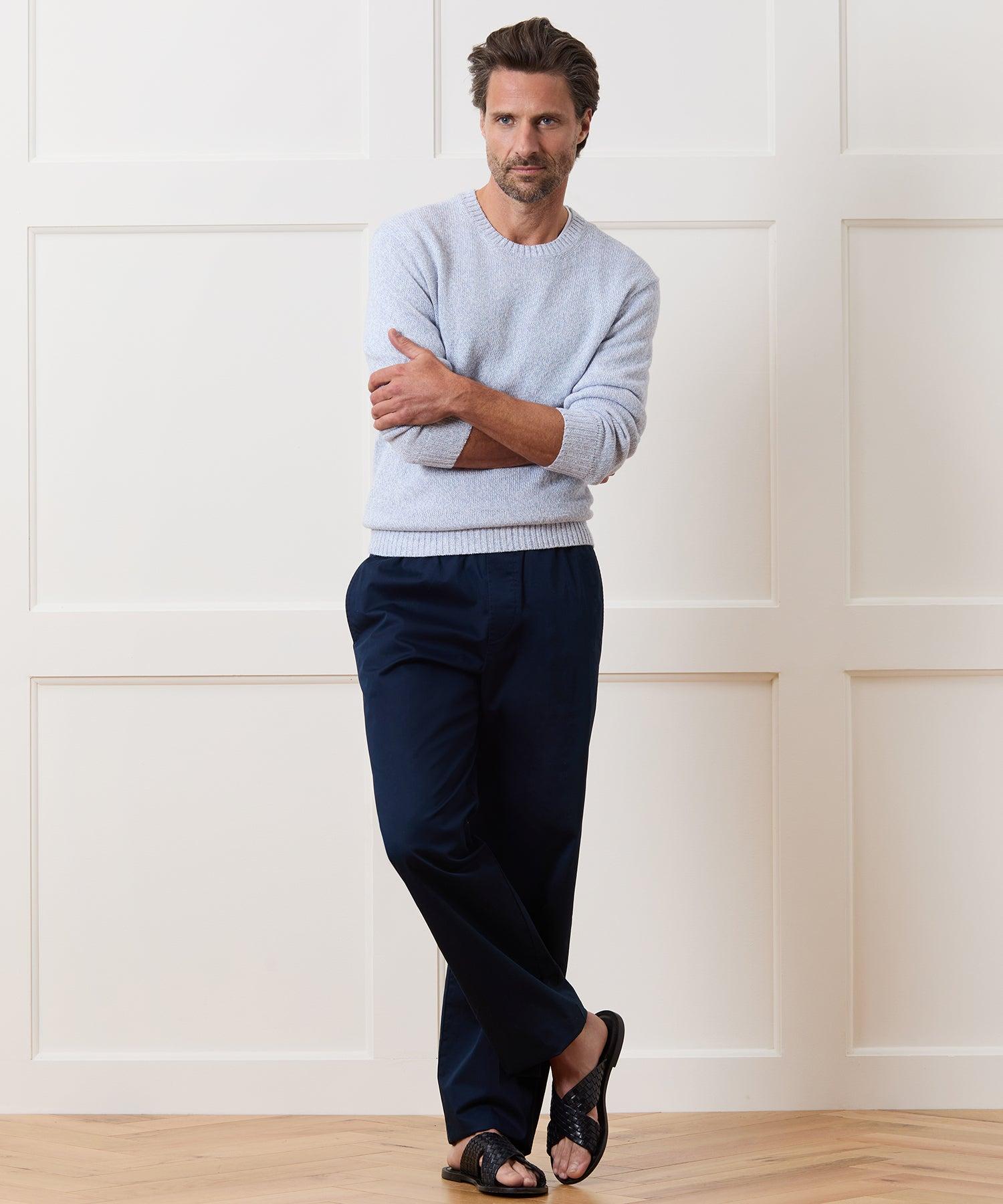 Linen Crewneck Sweater Product Image