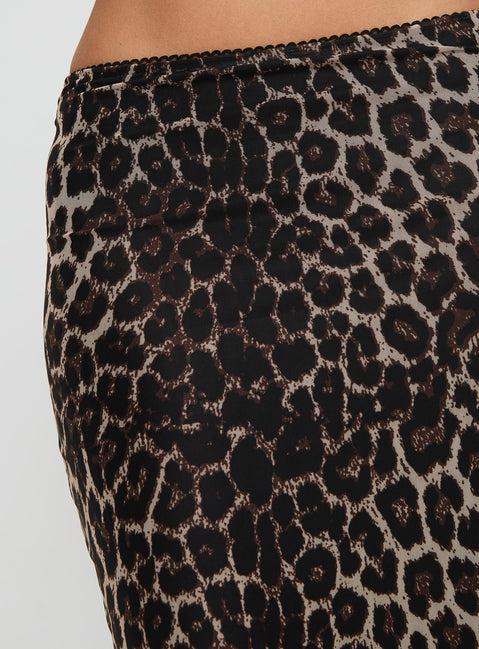 Ergo Maxi Skirt Leopard Product Image