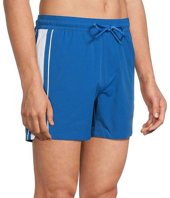 Murano Color Blocked Solid 5#double; Swim Trunks Product Image