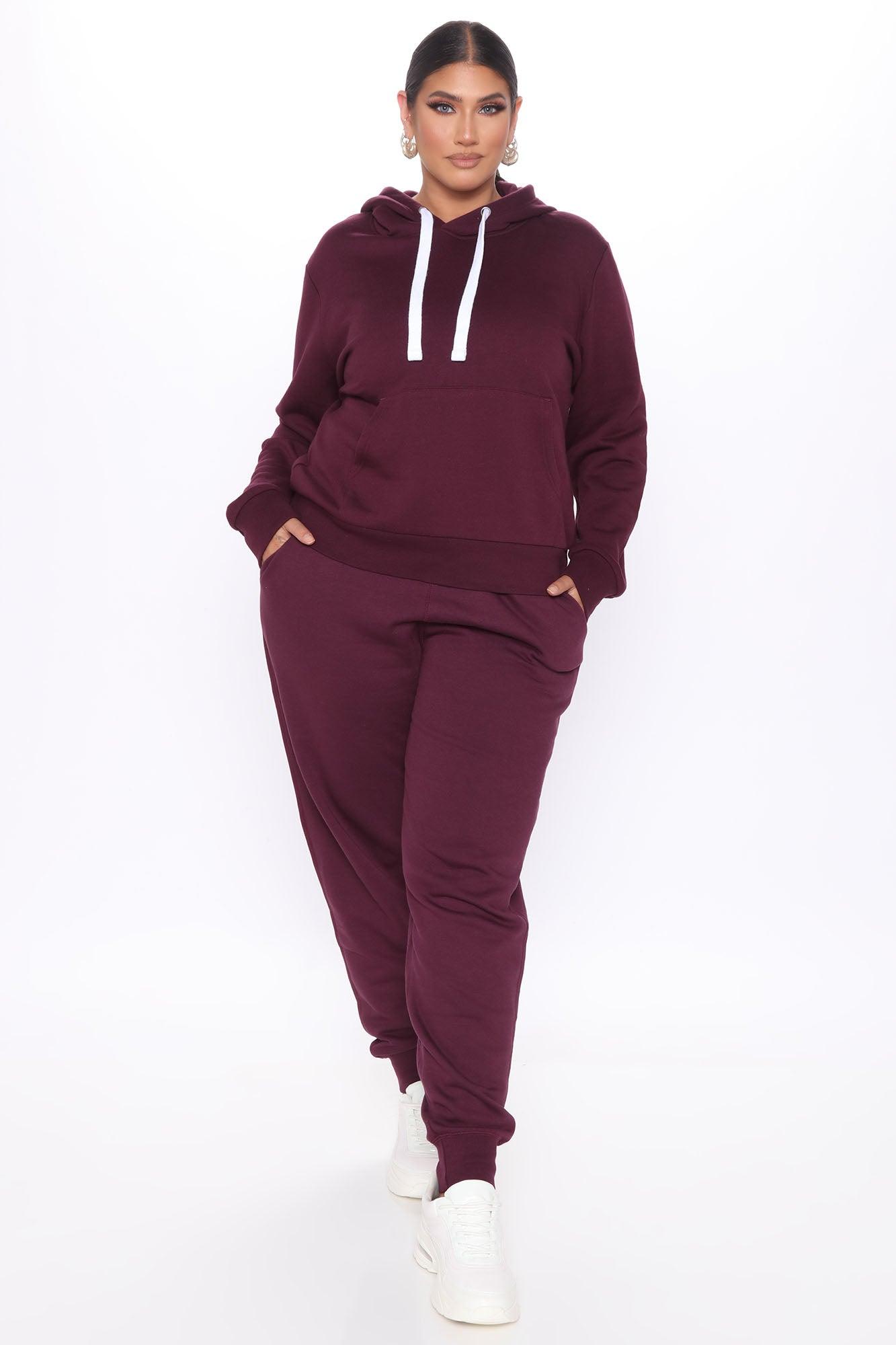 Relaxed Vibe Joggers - Plum Product Image