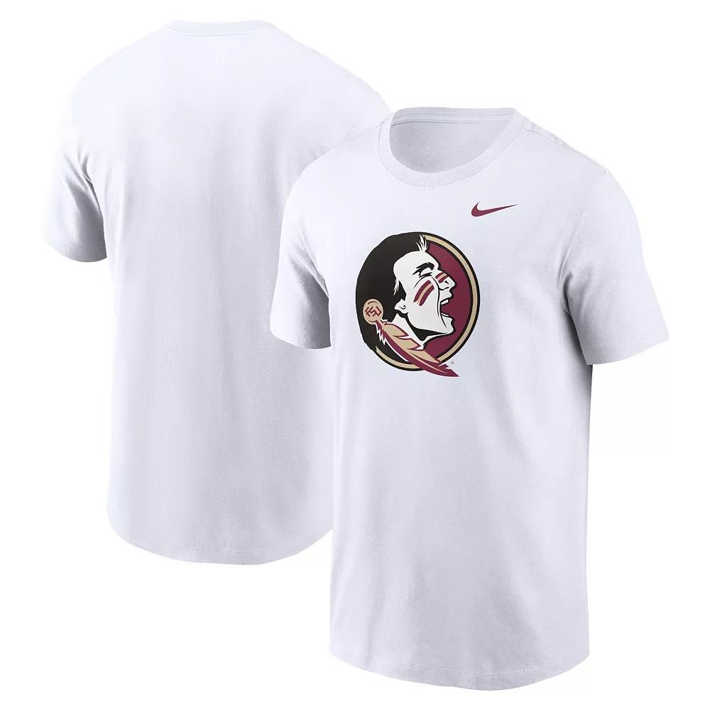 Men's Nike White Florida State Seminoles Primetime Evergreen Logo T-Shirt, Size: 2XL Product Image