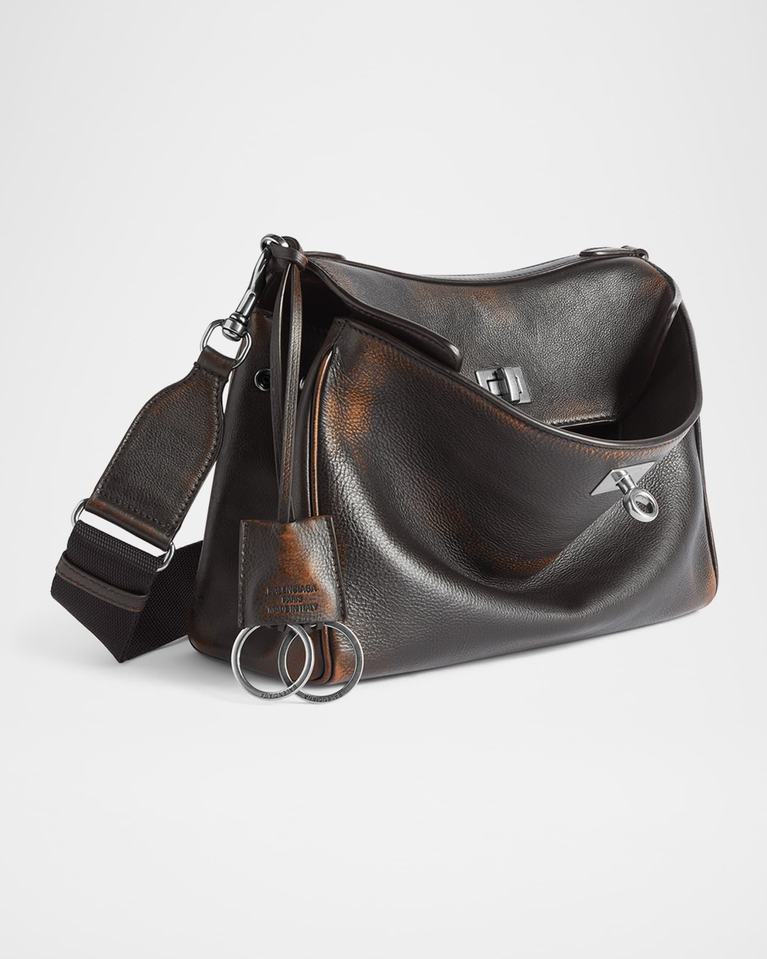 Men's Rodeo Small Calfskin Messenger Bag Product Image