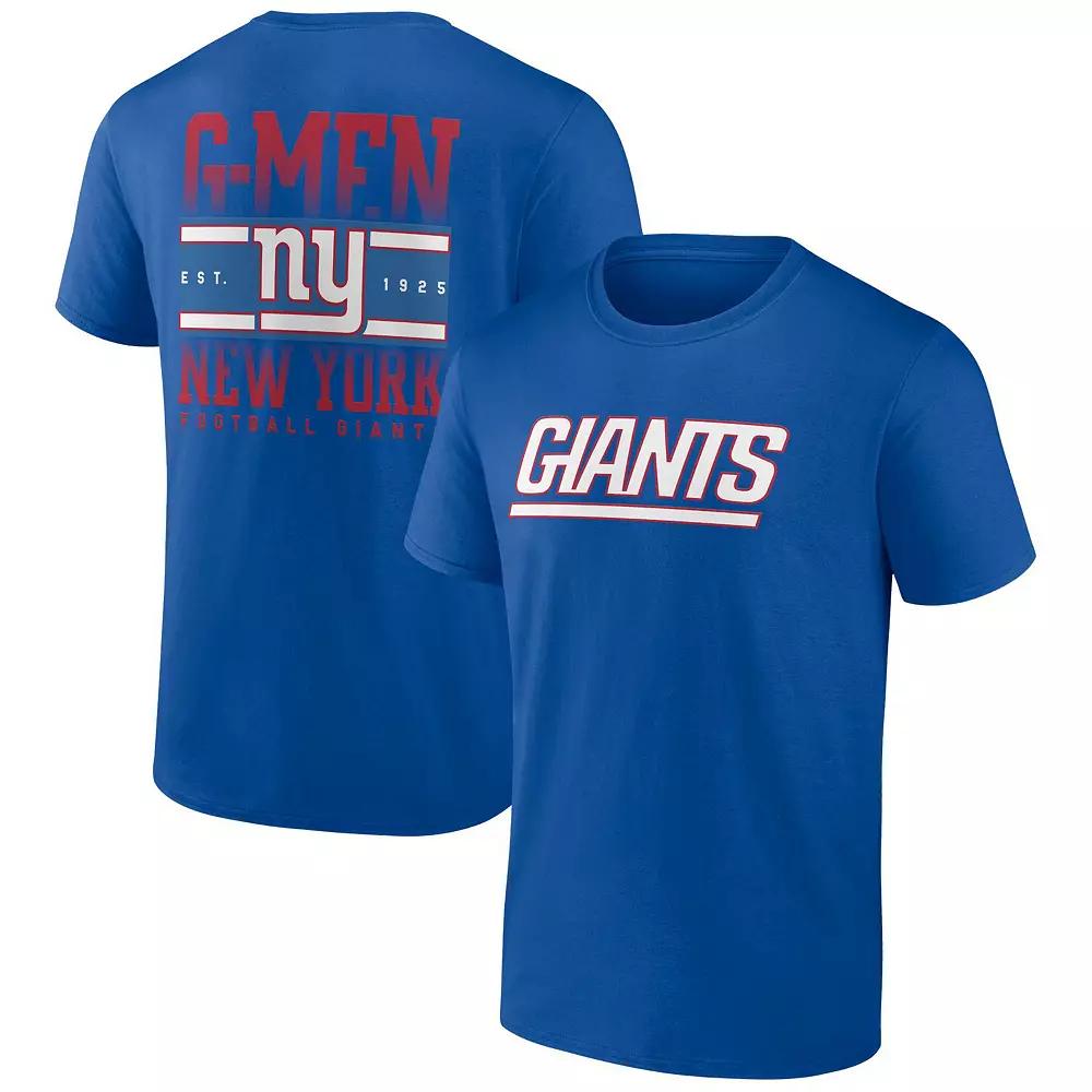 Men's Profile Royal New York Giants Big & Tall Two-Sided T-Shirt,  Product Image