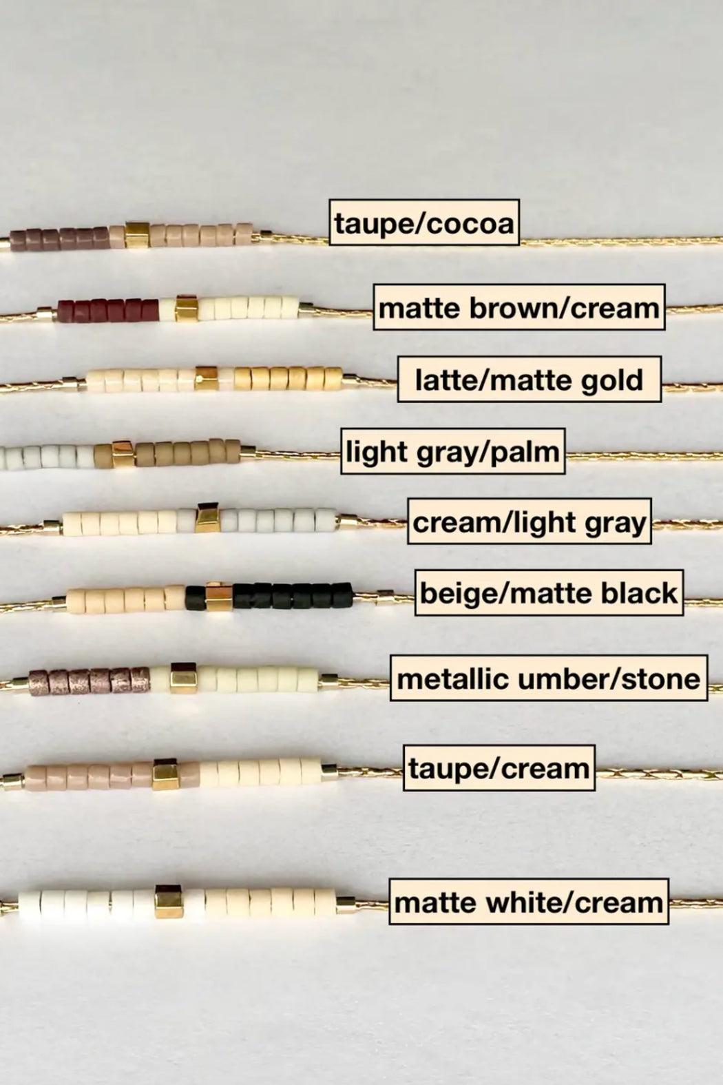 Minimalist Beaded Necklace Product Image