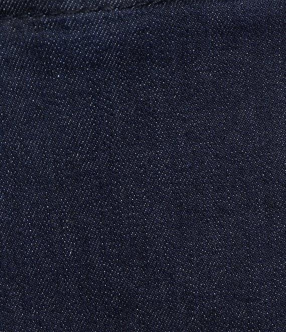 Allison Daley Straight Leg Stretch Denim Elastic Waist Pull-On Pants Product Image