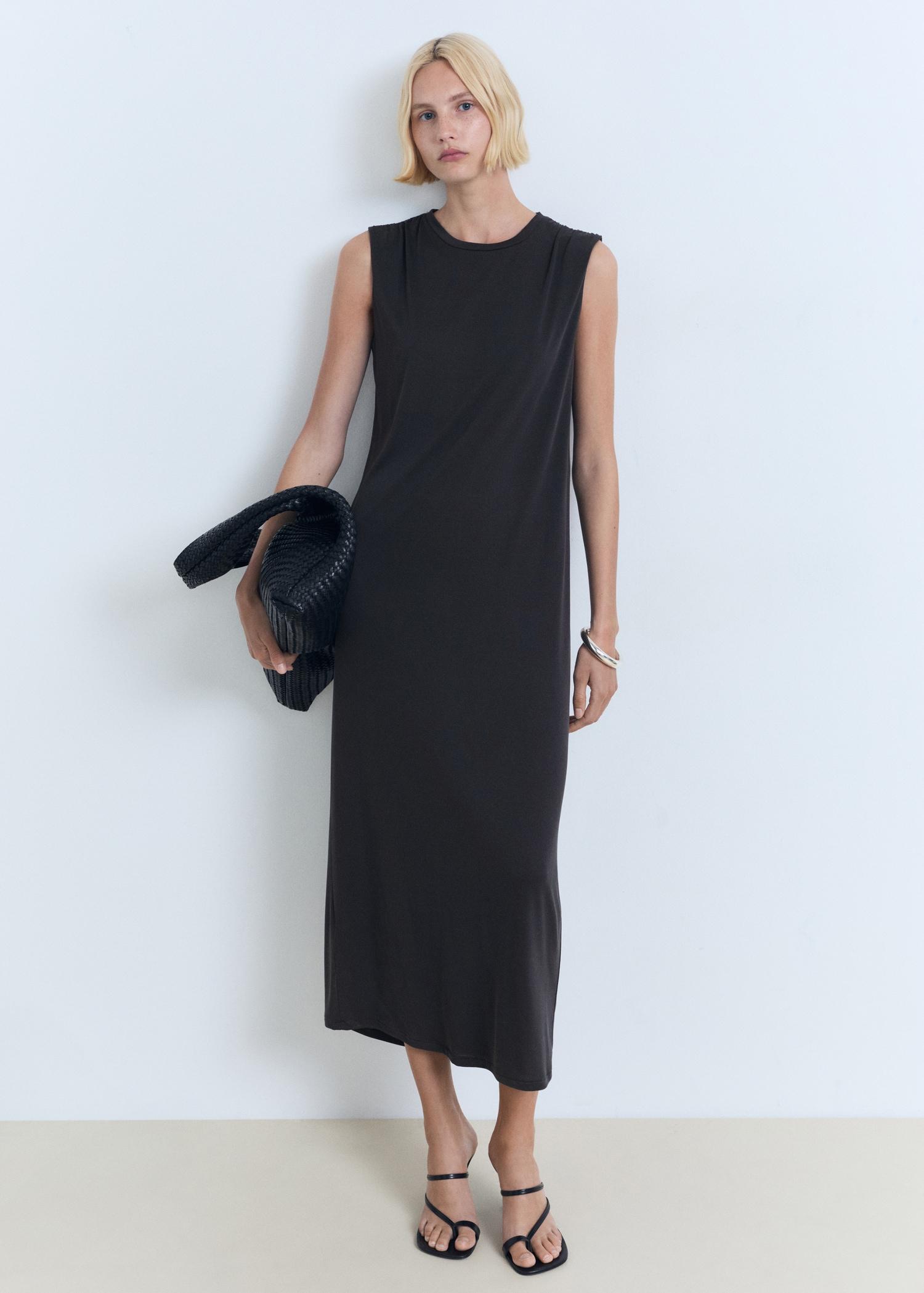 Flowy long dress - Women | MANGO USA Product Image