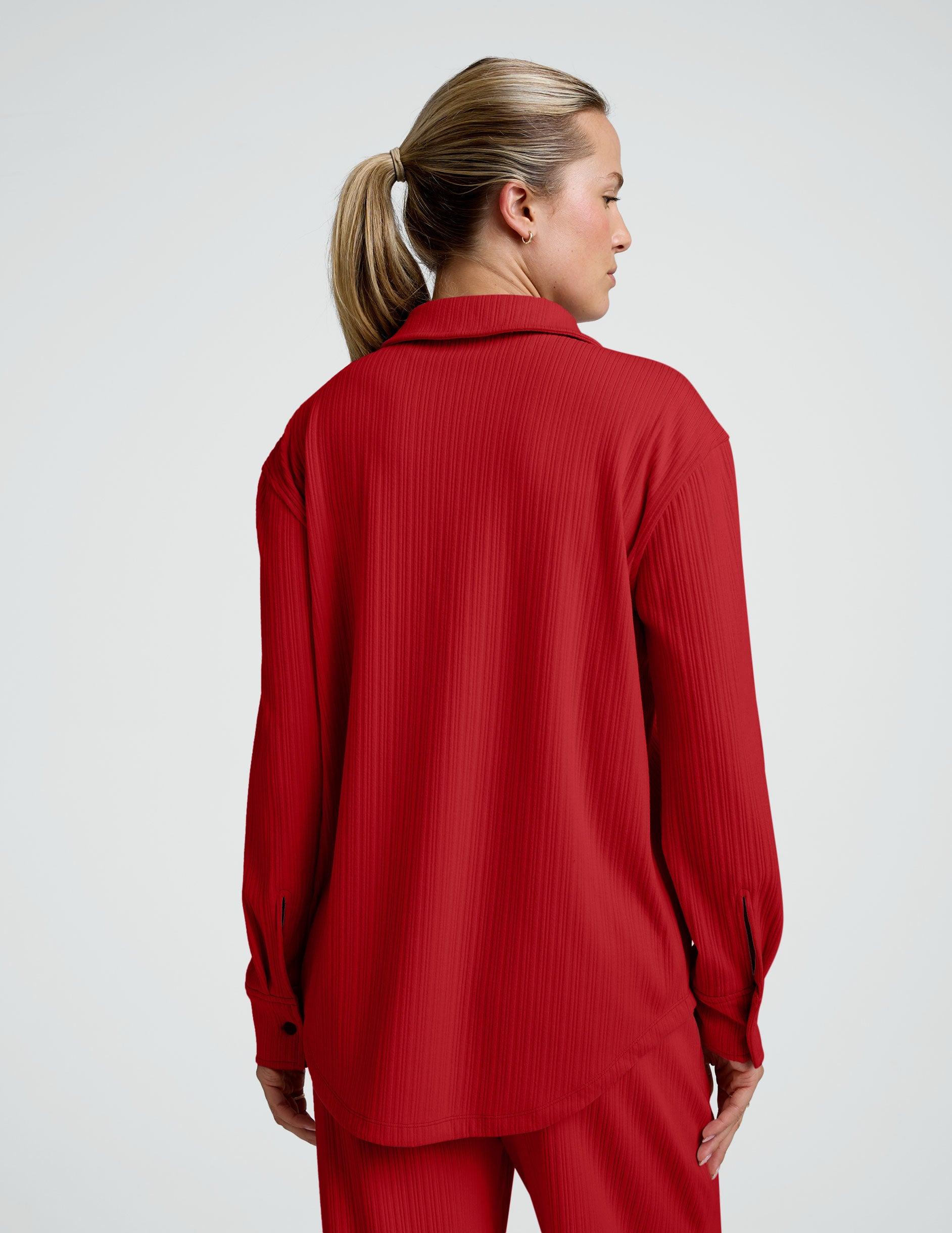 Breathe Easy Ribbed Front Shirt Product Image