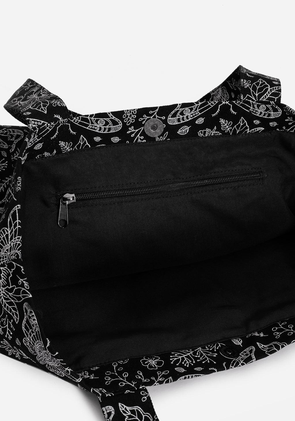 Papillion Denim Tote Bag Product Image