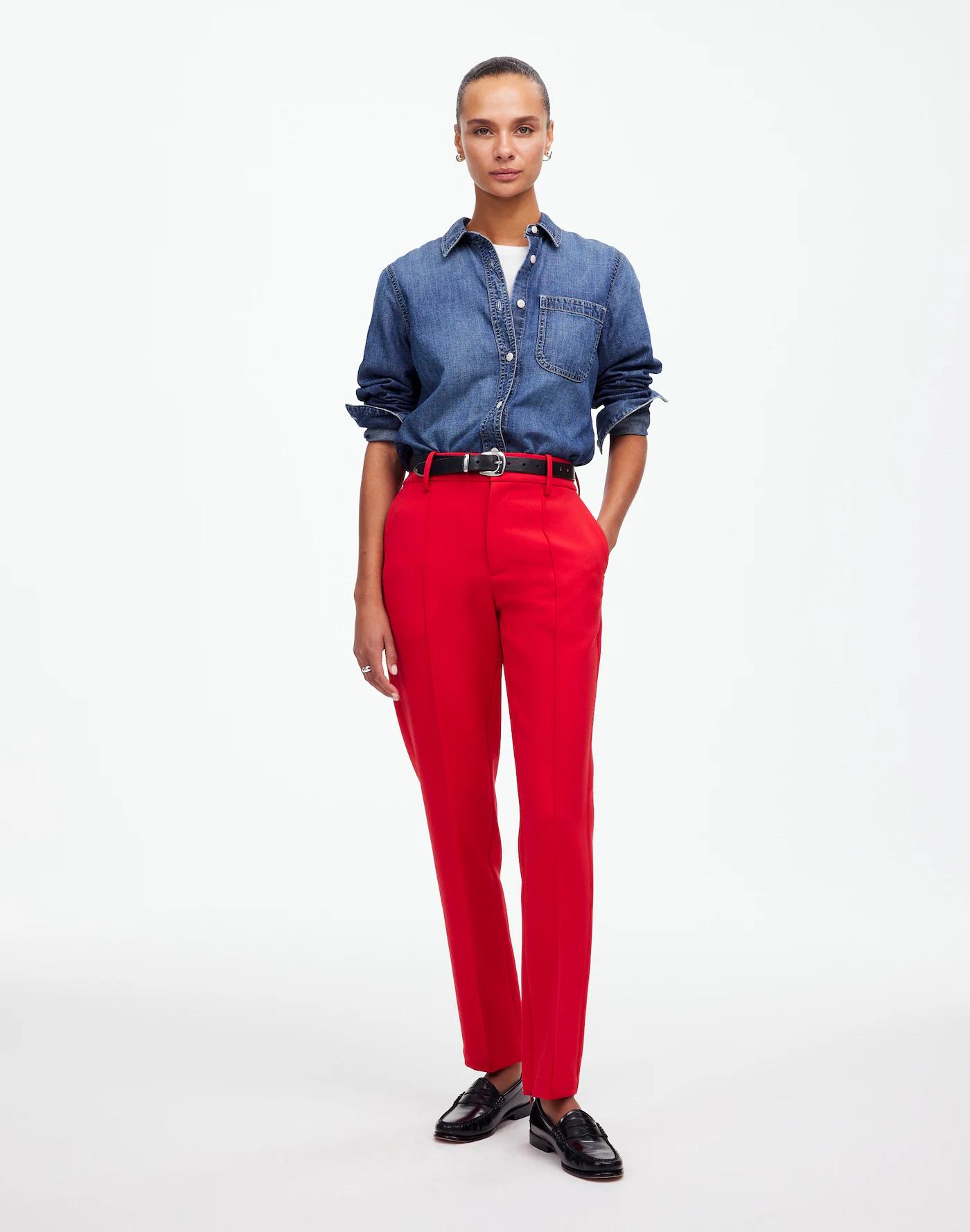 Mid-Rise Slim Ankle Pant Product Image