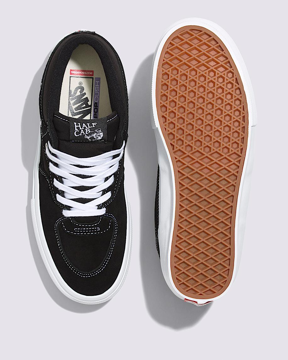 Vans | Skate Half Cab Black/White Skate Shoe Product Image