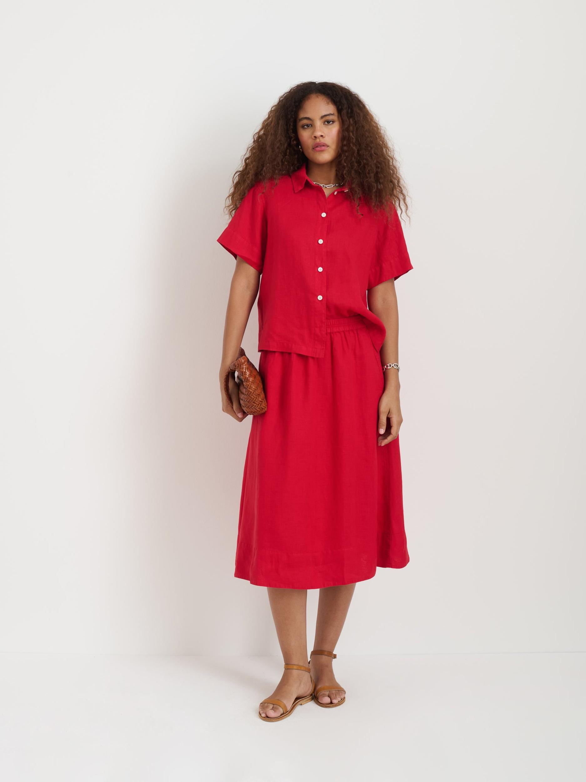 Maddie Shirt In Linen Product Image