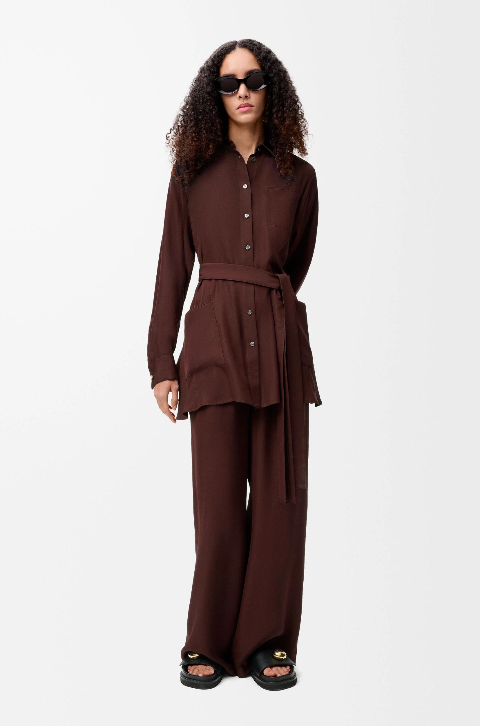 Pyjama trousers in silk Product Image