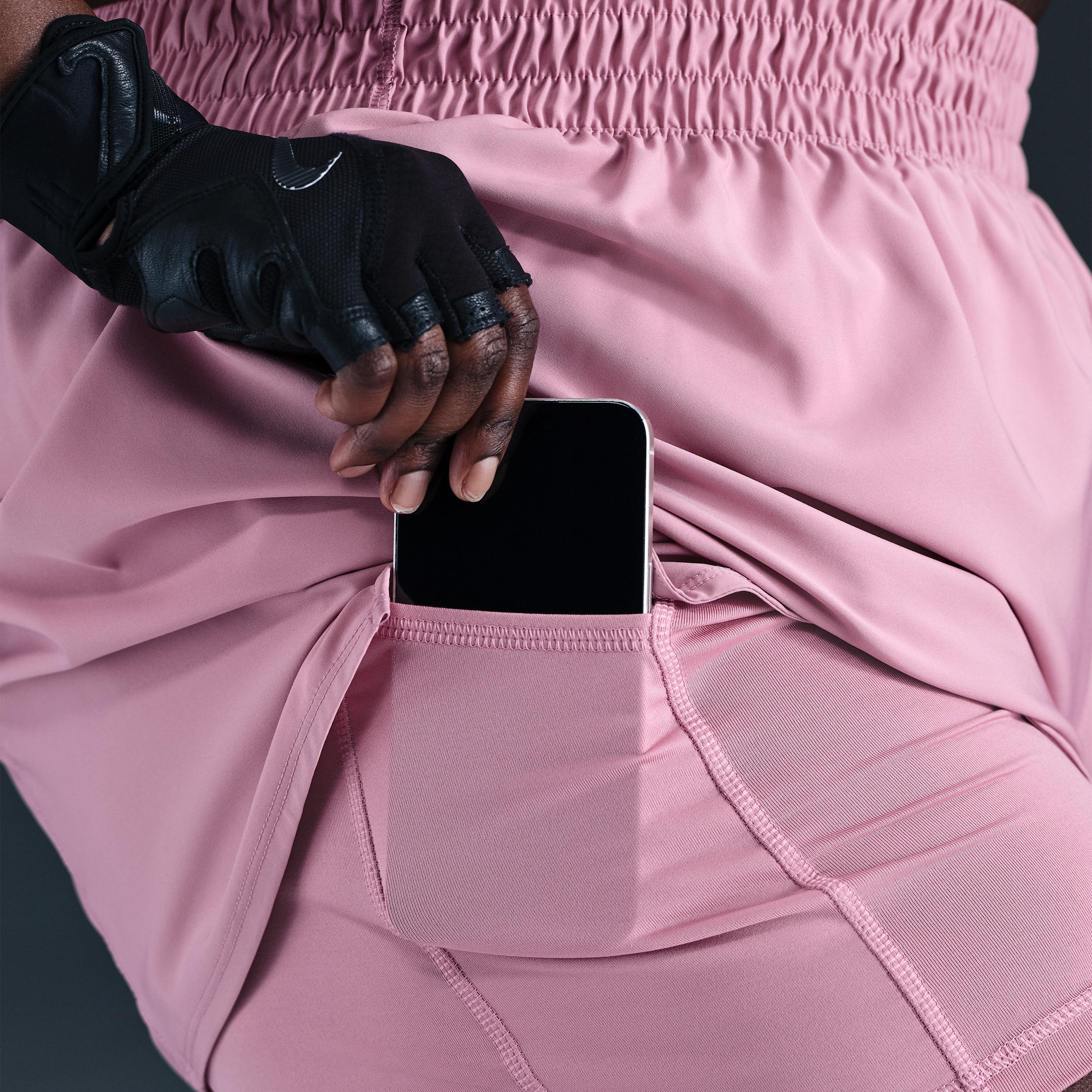 Nike Women's Dri-FIT One High-Waisted 3" 2-in-1 Shorts (Plus Size) Product Image