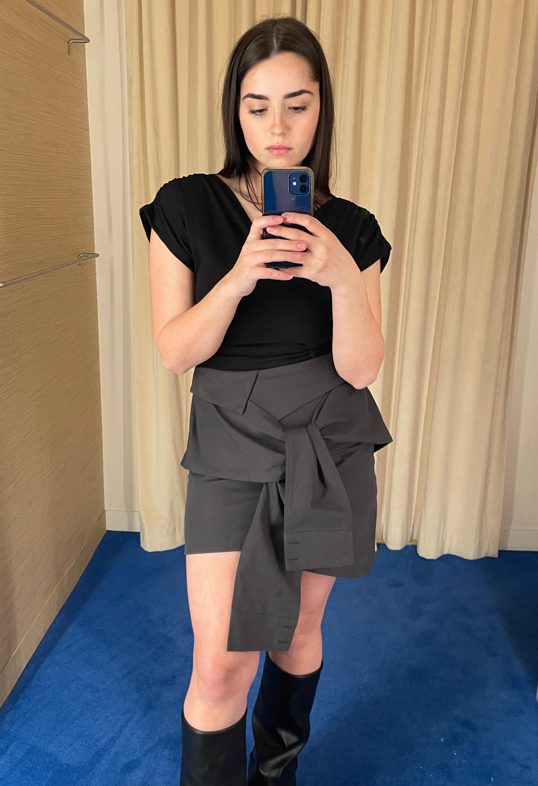 Taryn Grey Skirt/Top Product Image