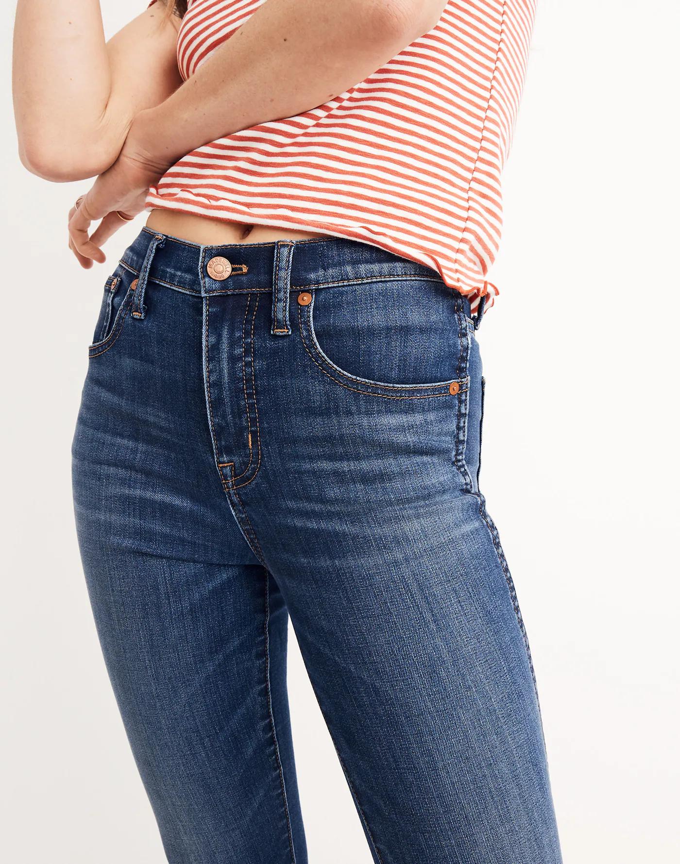 Tall 10" High-Rise Skinny Jeans in Danny Wash: TENCEL™ Denim Edition Product Image