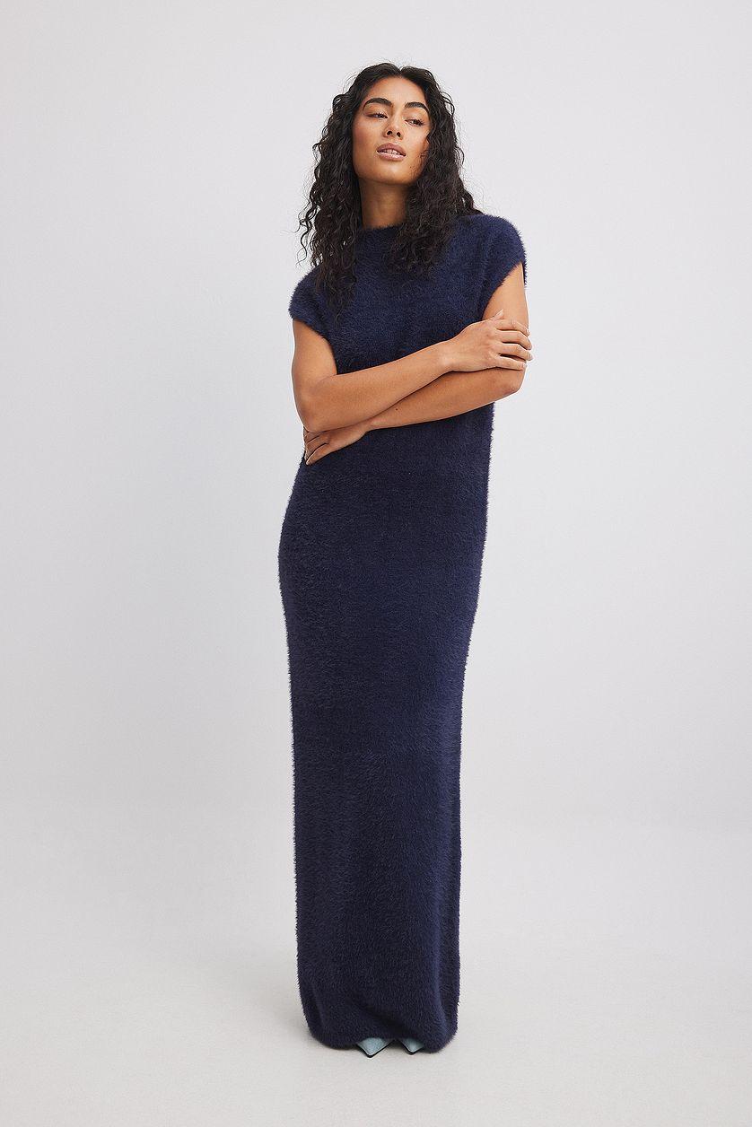 Fuzzy Knit Maxi Dress Product Image