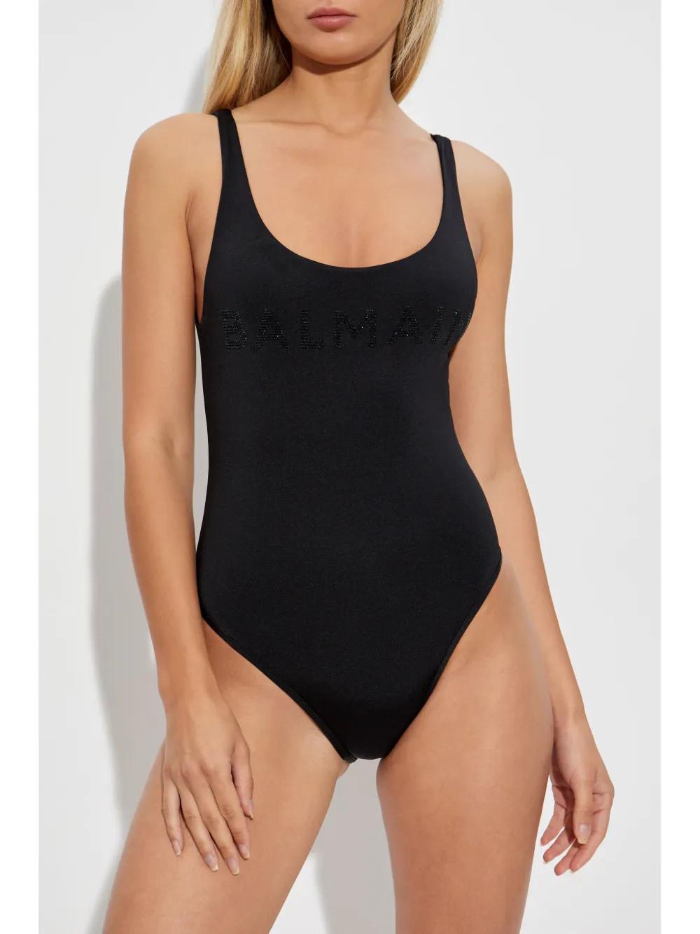 logo-embellished swimsuit Product Image