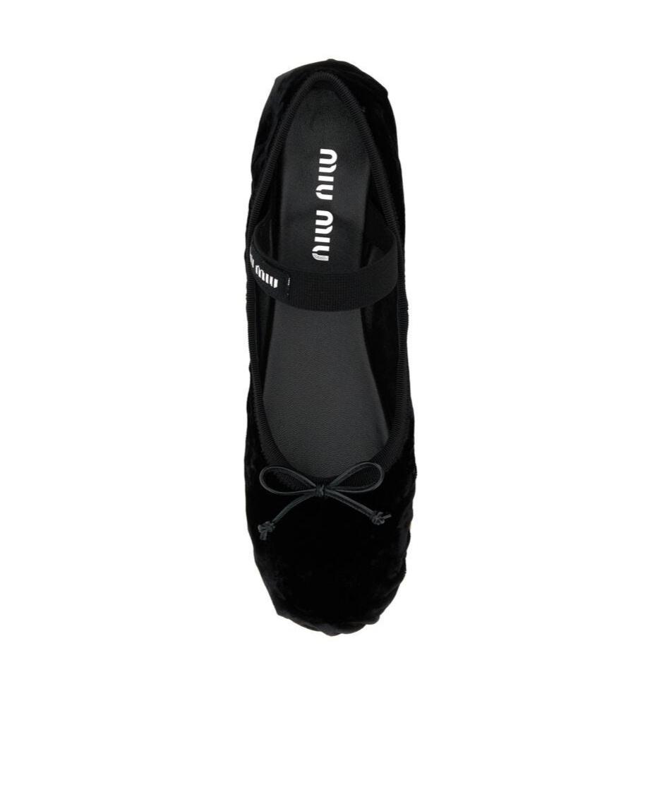 logo-strap ballerina shoes Product Image