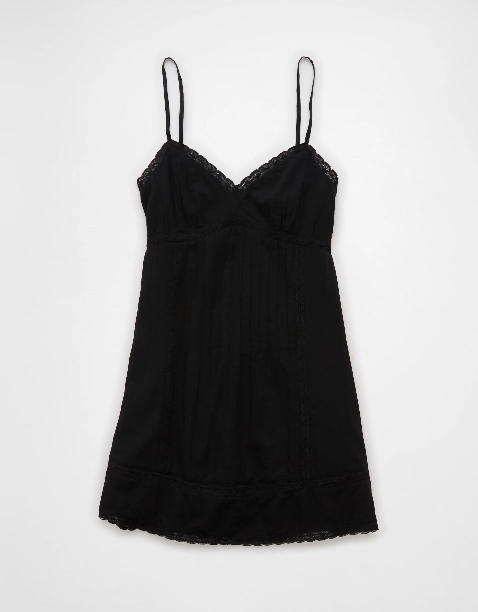AE V-Neck Pintuck Mini Dress Product Image