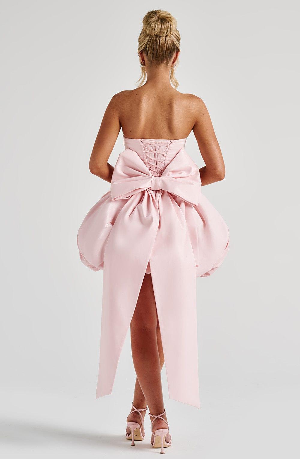 Lotus Mini Dress - Blush Product Image