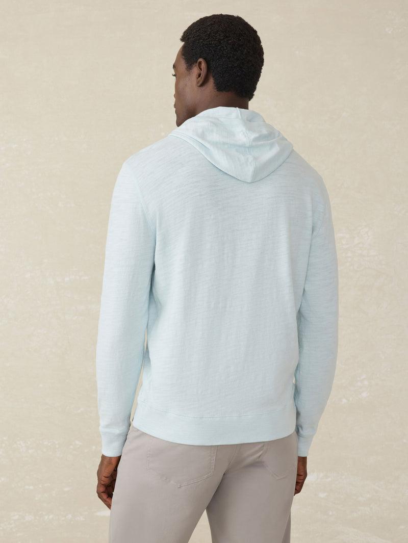 Sunwashed Slub Hoodie - Sky Surf Stripe Product Image