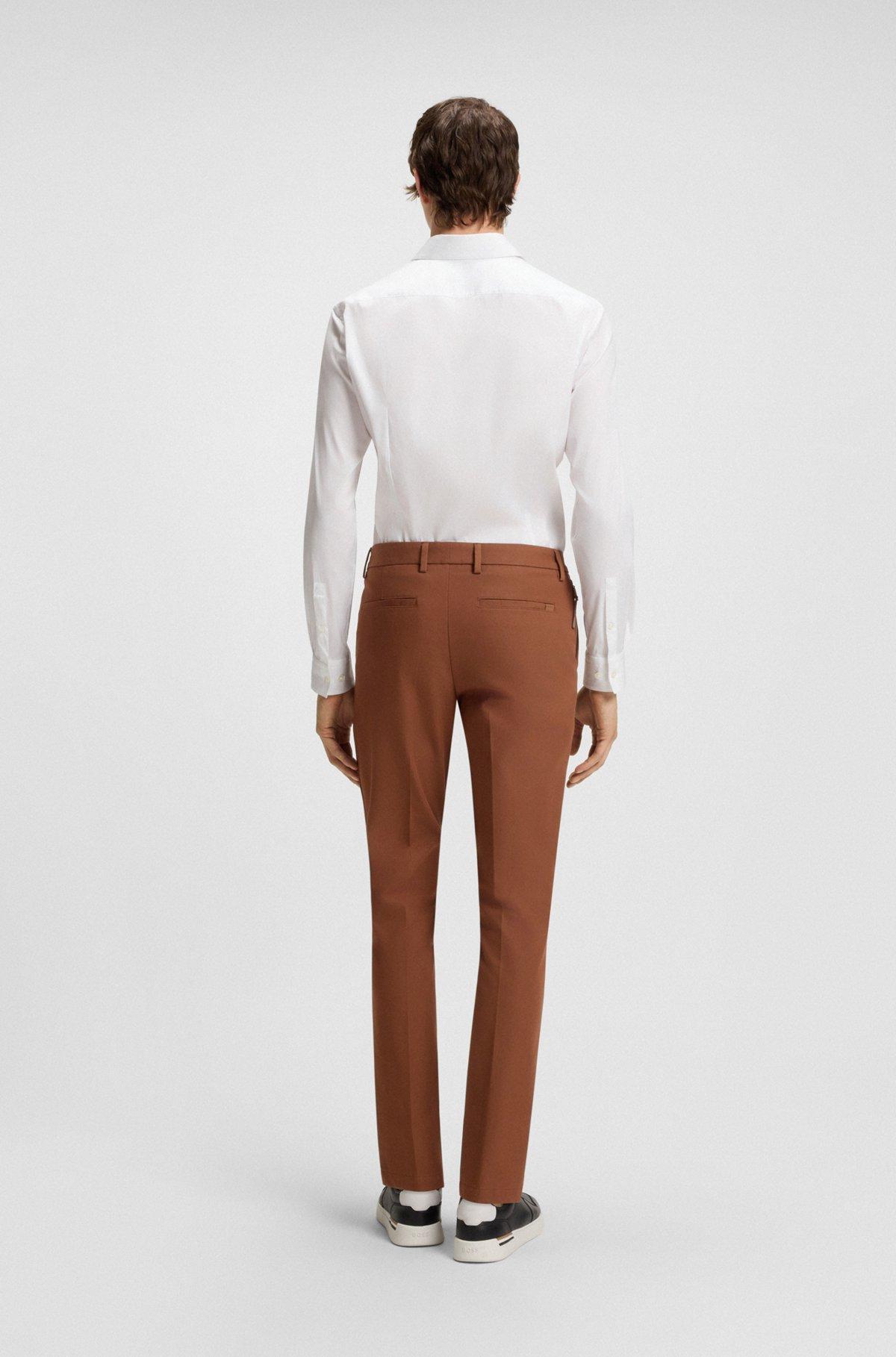 Slim-fit pants in a stretch-cotton Product Image