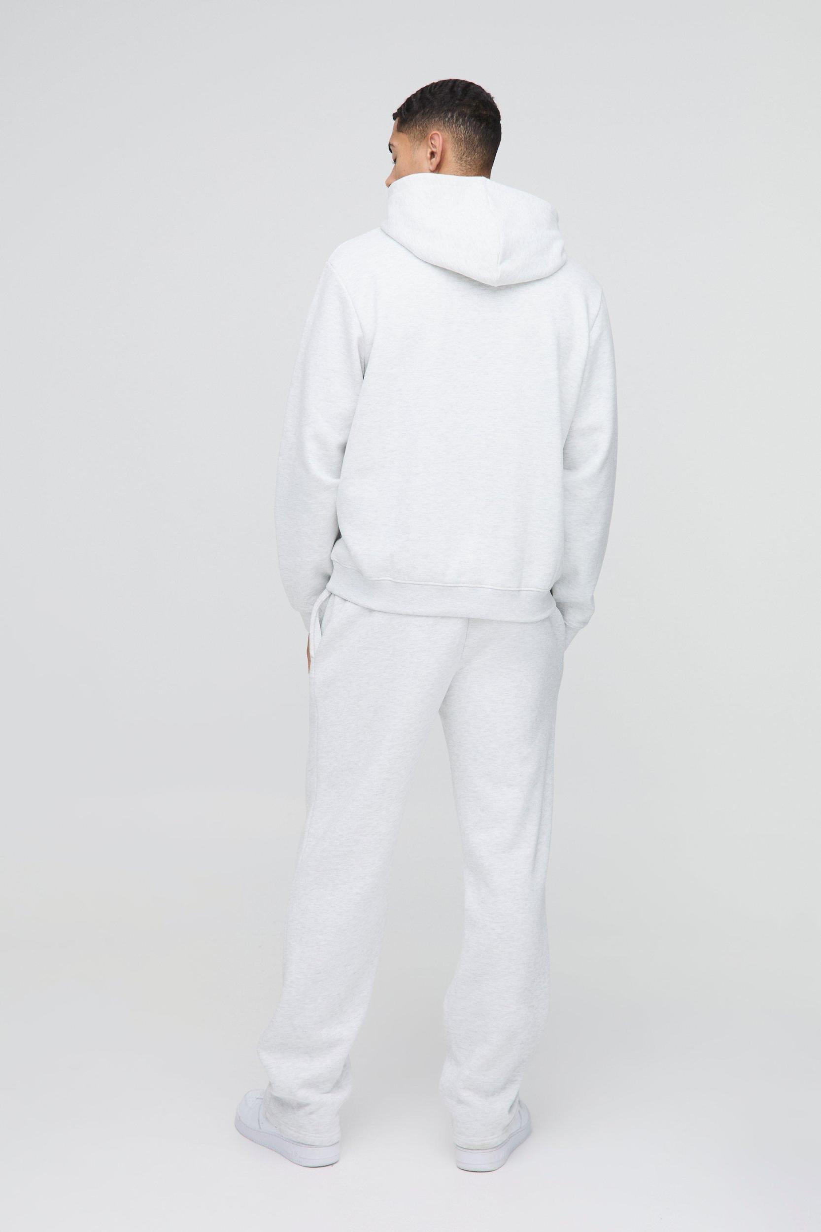 330GSM BM Signature Regular Fit Over The Head Hoodie | boohooMAN USA Product Image