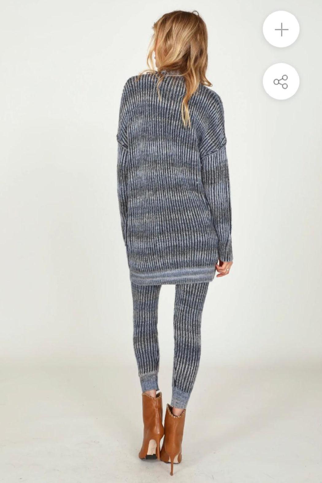 Stripe Rib Leggings Product Image