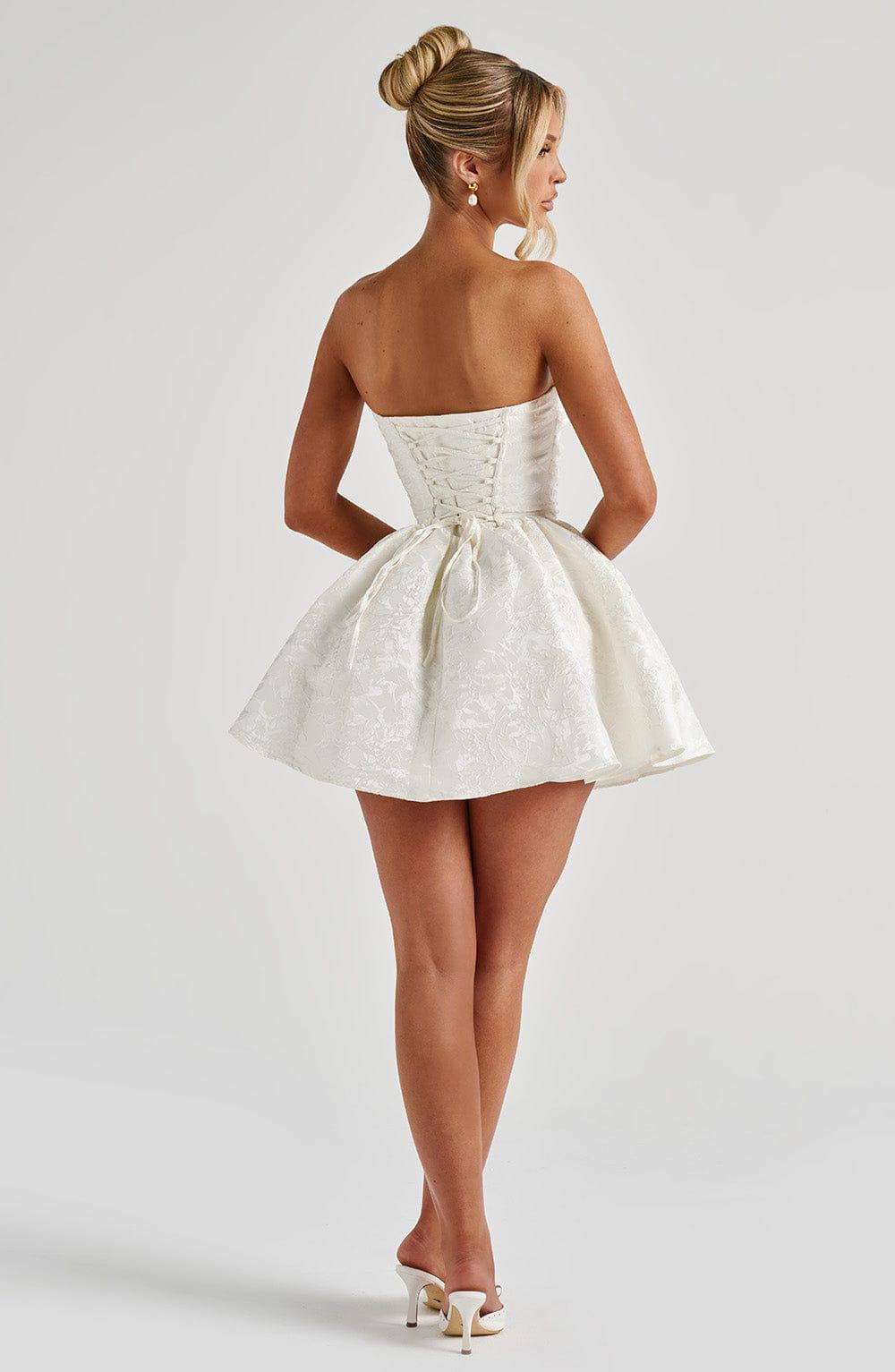 Salome Mini Dress - Ivory Product Image