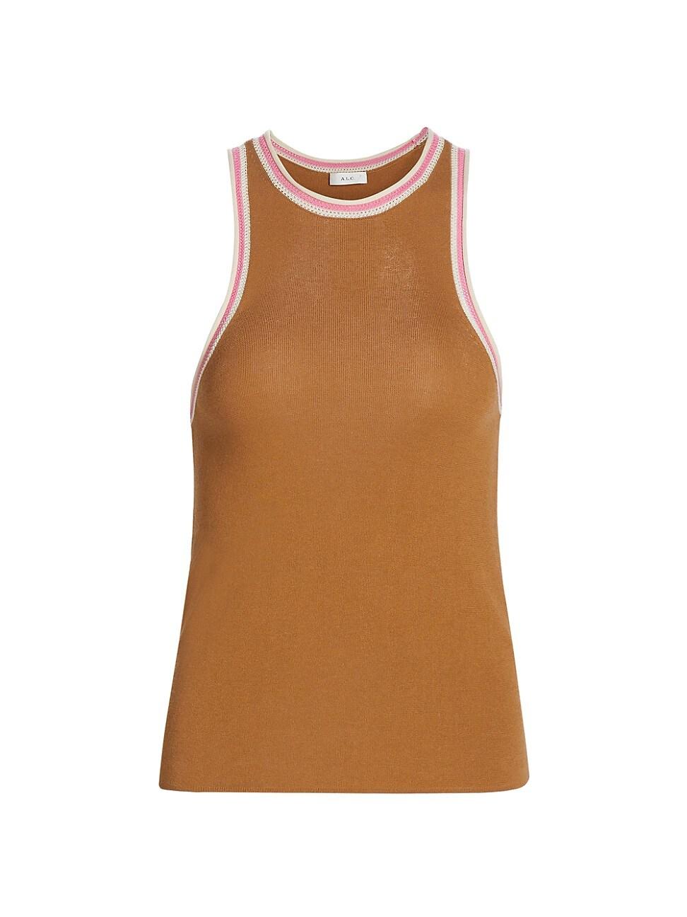 Womens Nelly Cotton Blend Tank Top Product Image
