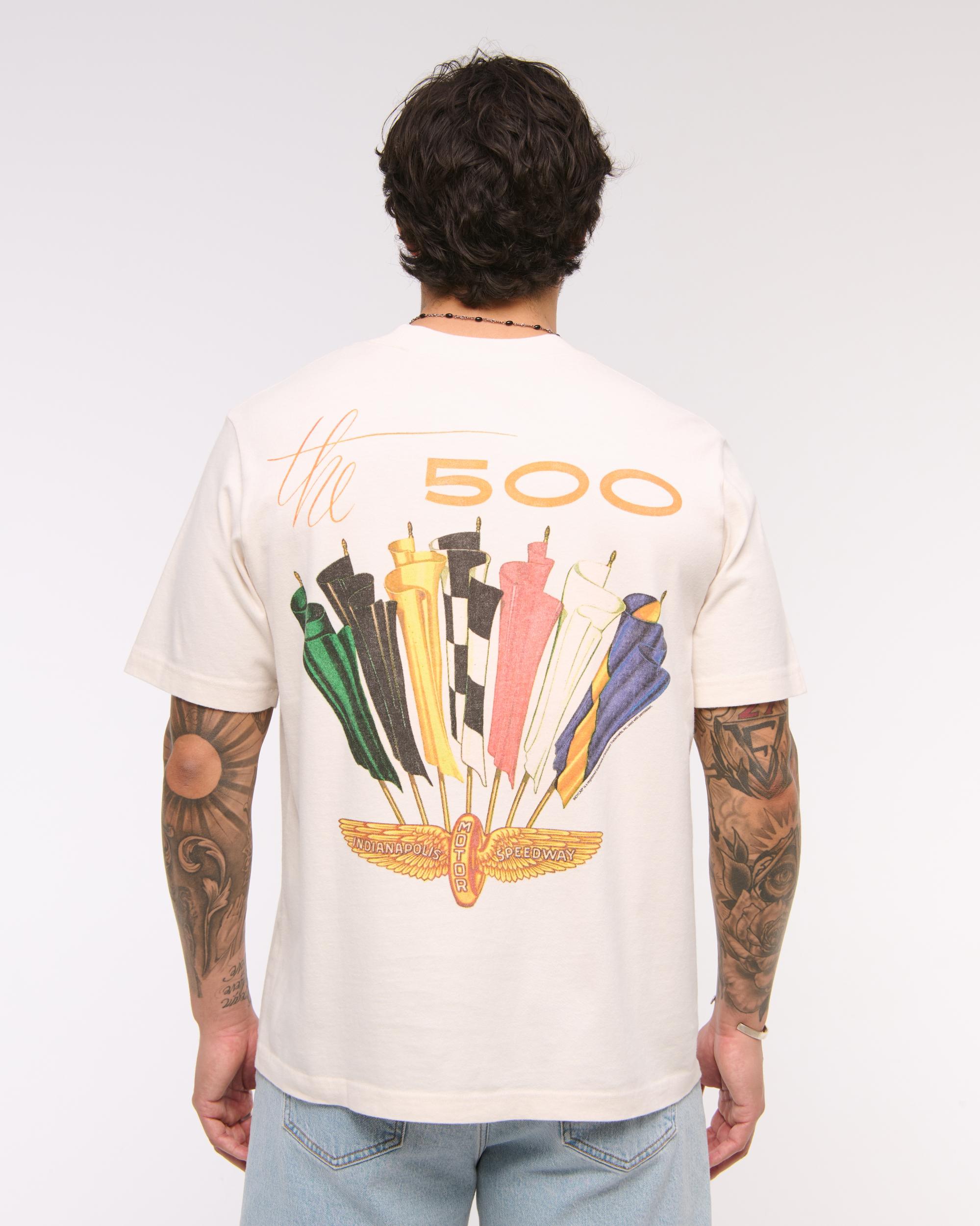 Indianapolis 500 Vintage-Inspired Graphic Tee Product Image