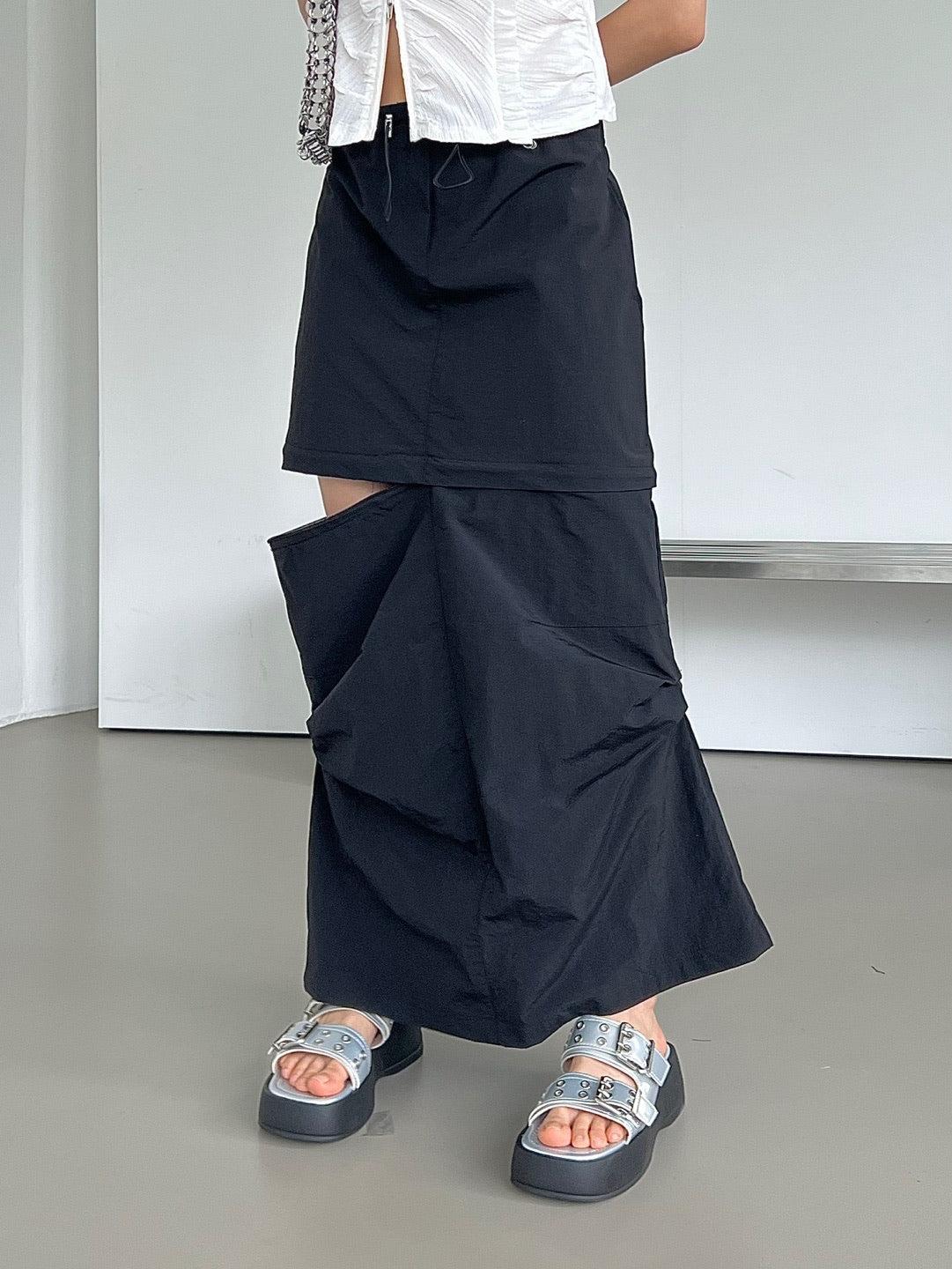 Versatile Utility Skirt in Black Product Image