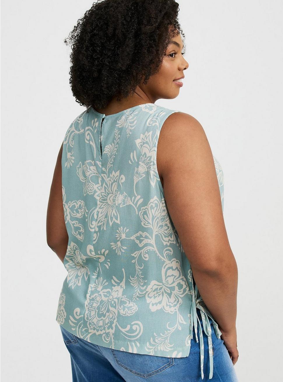 Crinkle Gauze Side-Tie Top Product Image