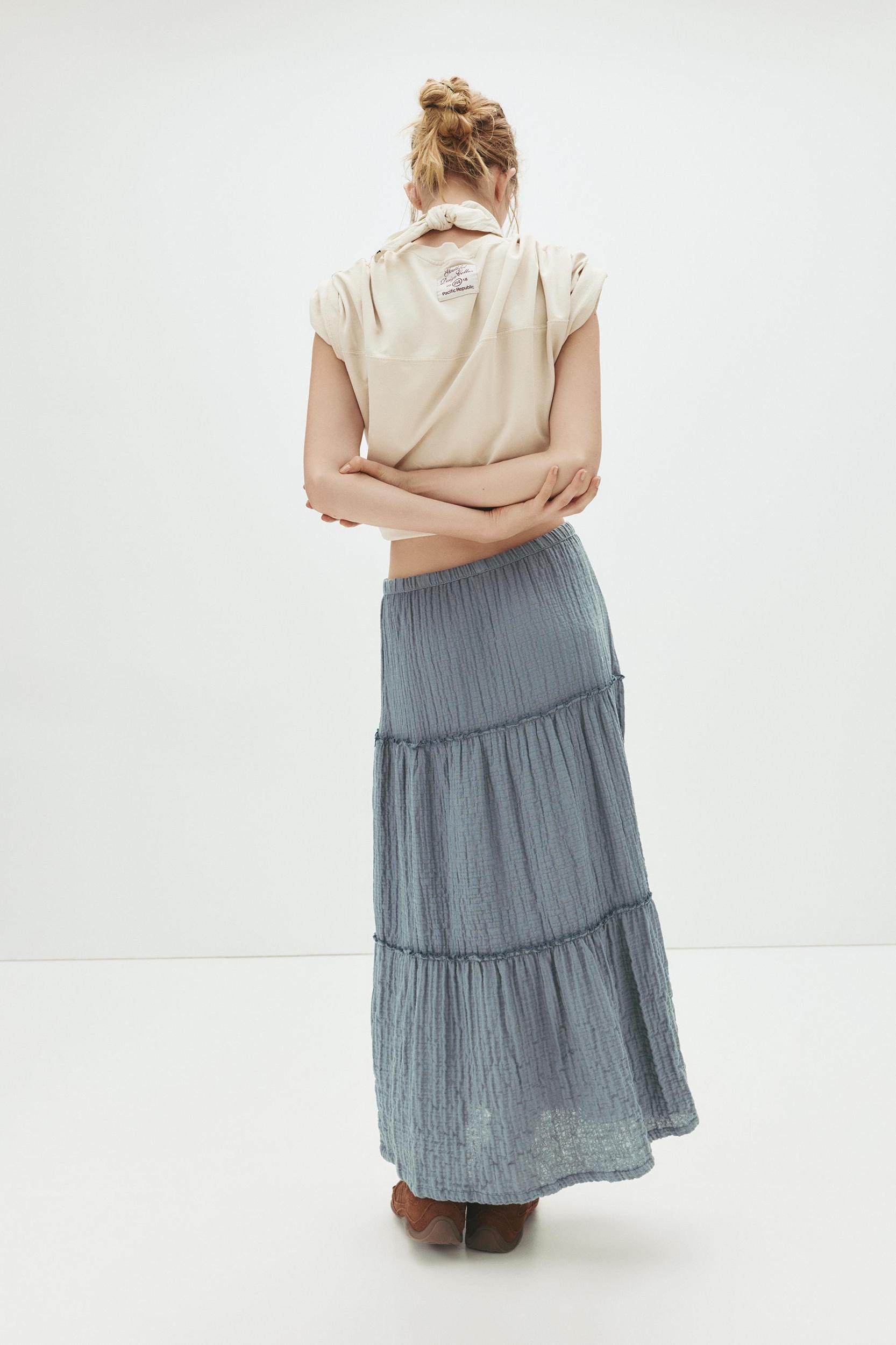 Panelled midi skirt Product Image