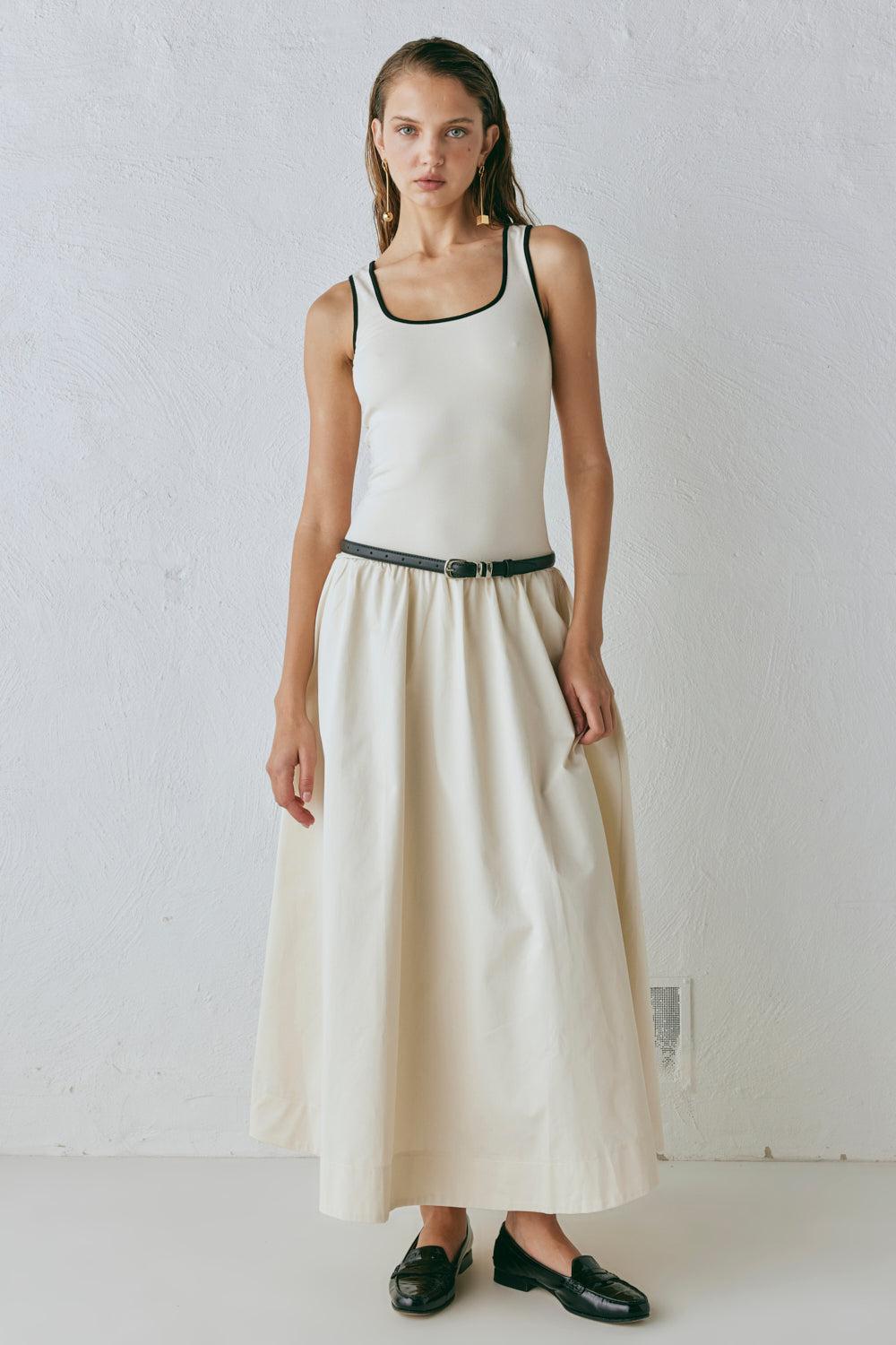 Milena Maxi Dress Cream Product Image