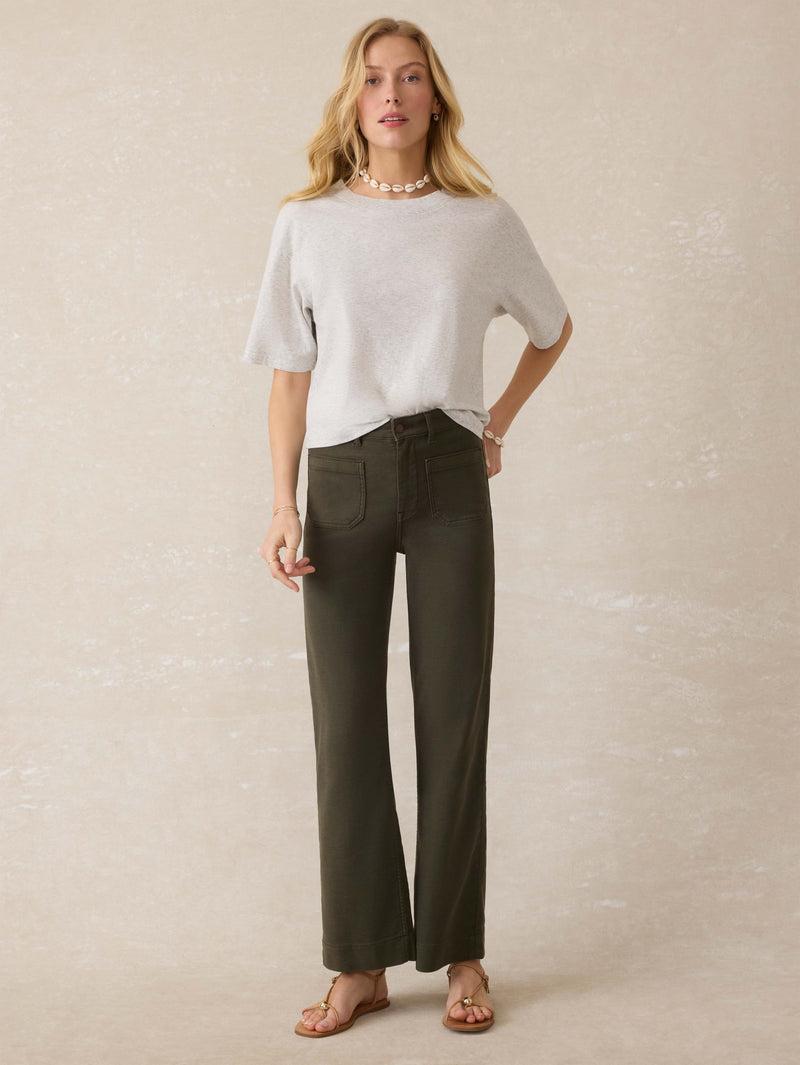 Sunwashed Regenerative Cotton Vintage Tee - Light Grey Heather Product Image