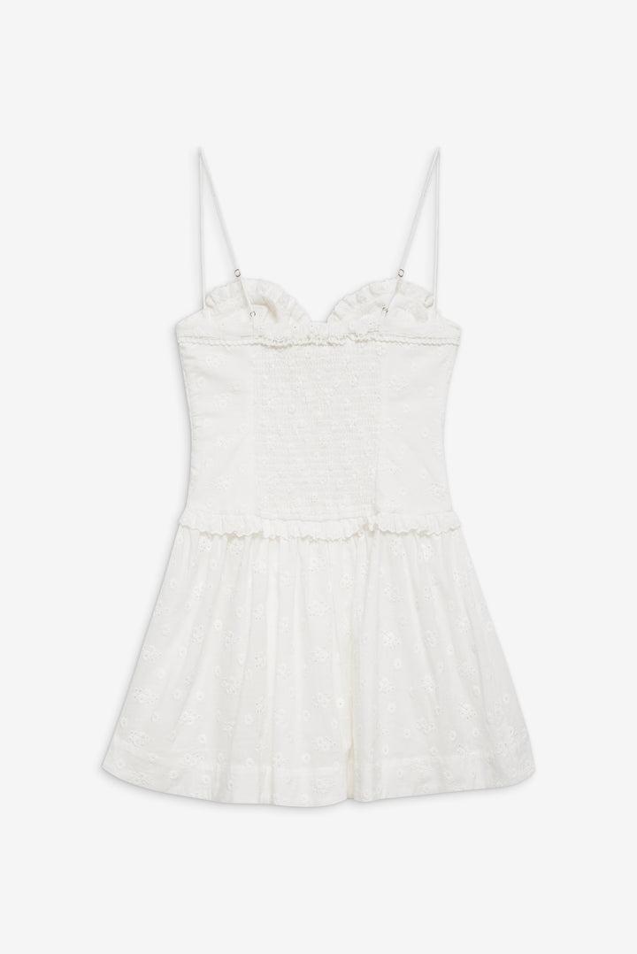 Marlowe Mini Dress — White Product Image