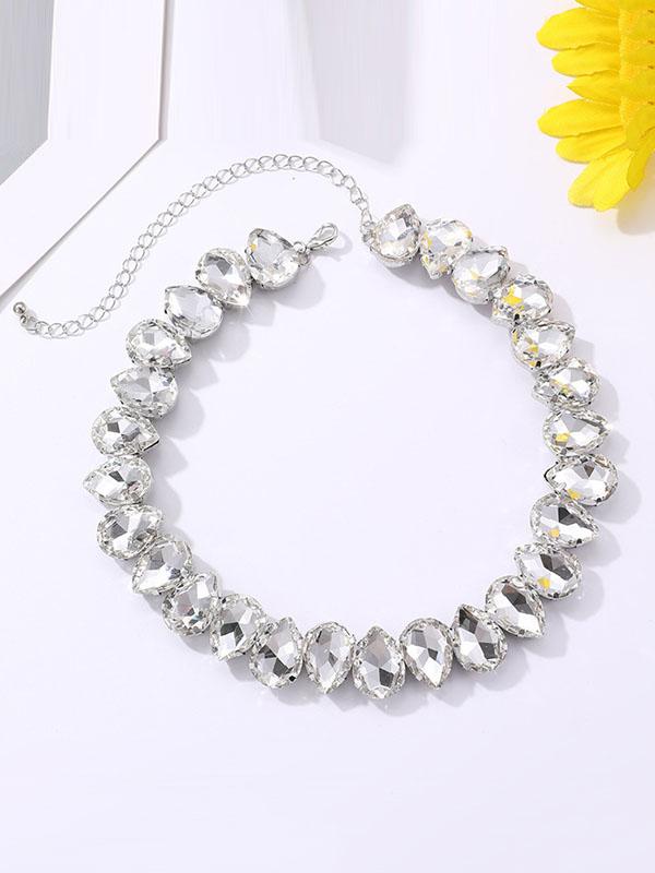 Chains Rhine Stones Necklaces Accessories Product Image