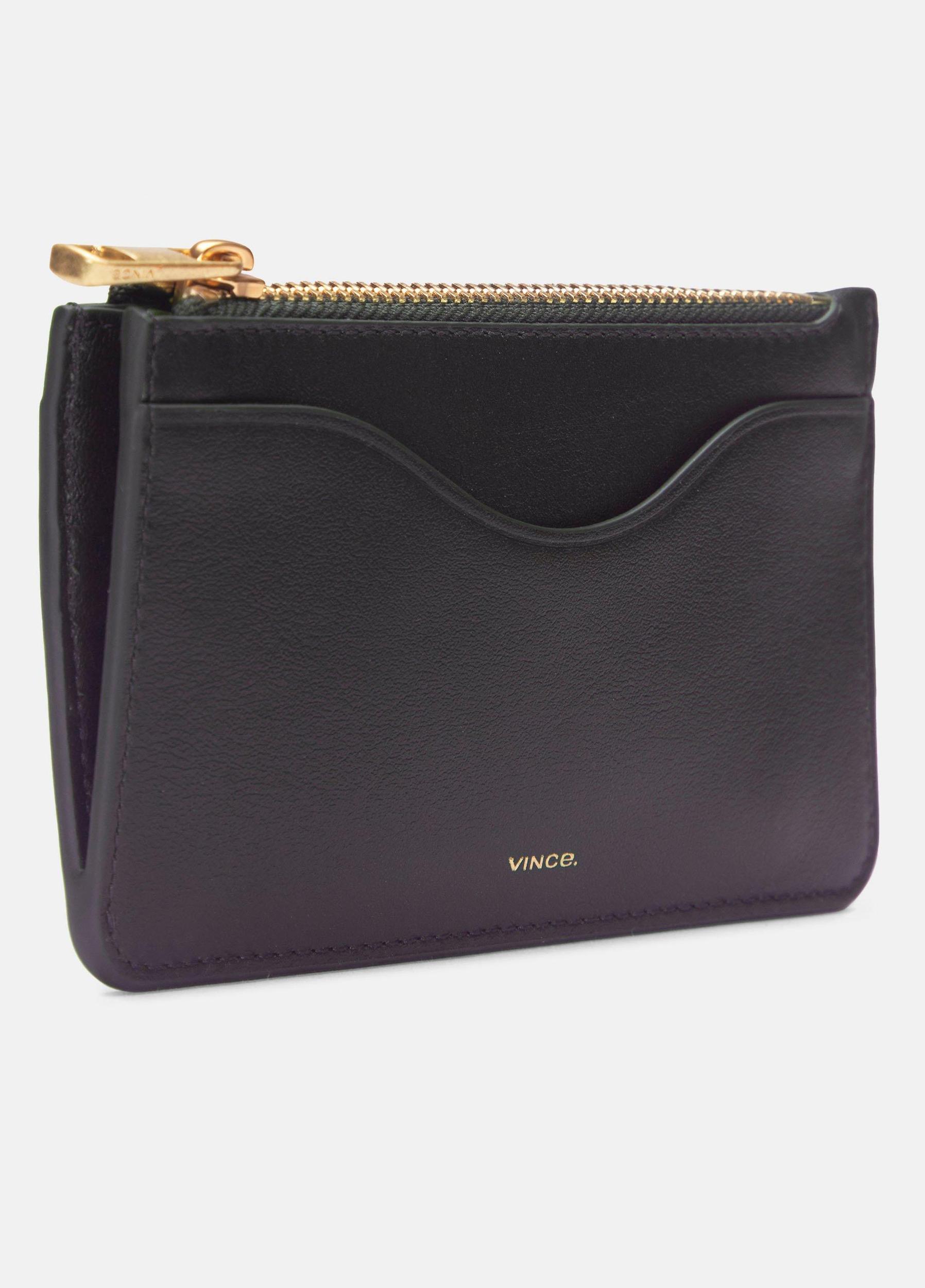 Leather Zip-Top Card Case Product Image