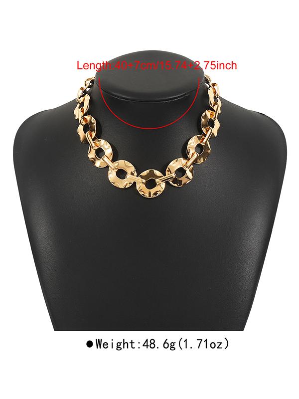 Normcore Chains Geometric Necklaces Accessories Product Image