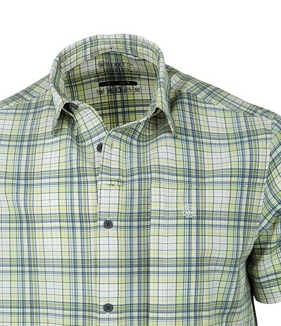 Beretta Hovis Flex Short Sleeve Checked Woven Shirt Product Image